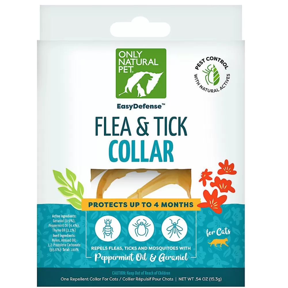 Flea & Tick<Only Natural Pet ® Easydefense Flea, Tick & Mosquito Cat Collar