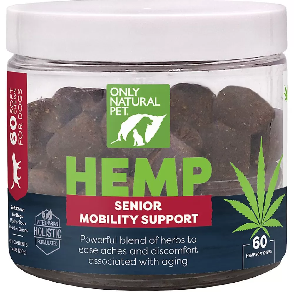 Vitamins & Supplements<Only Natural Pet ® Hemp Senior Mobility Support - 60 Count