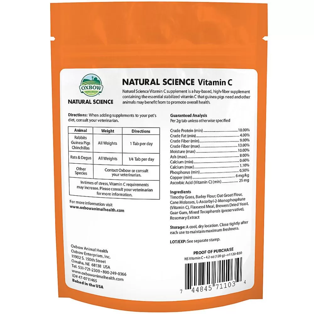 Guinea Pig<Oxbow Natural Science Vitamin C Small Pet Supplement