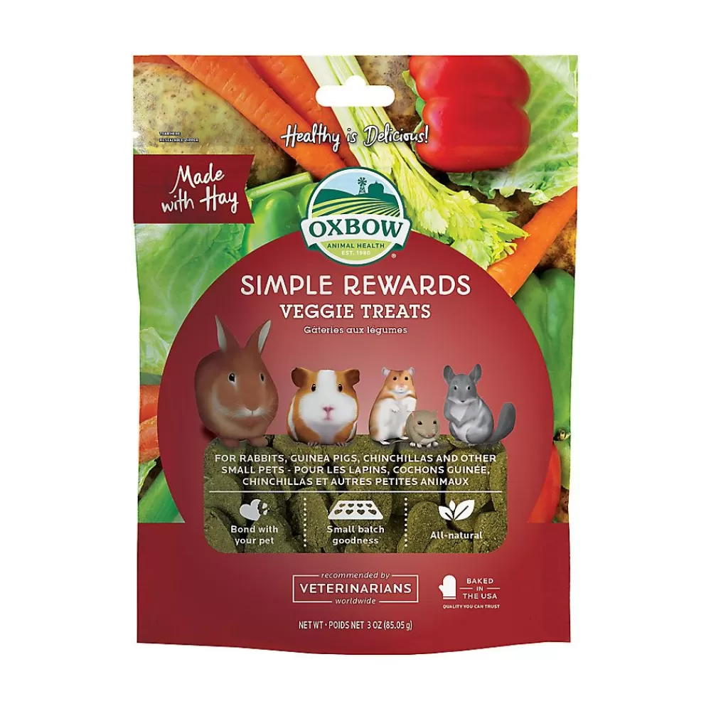 Guinea Pig<Oxbow Simple Rewards Baked Small Pet Treats - Veggie