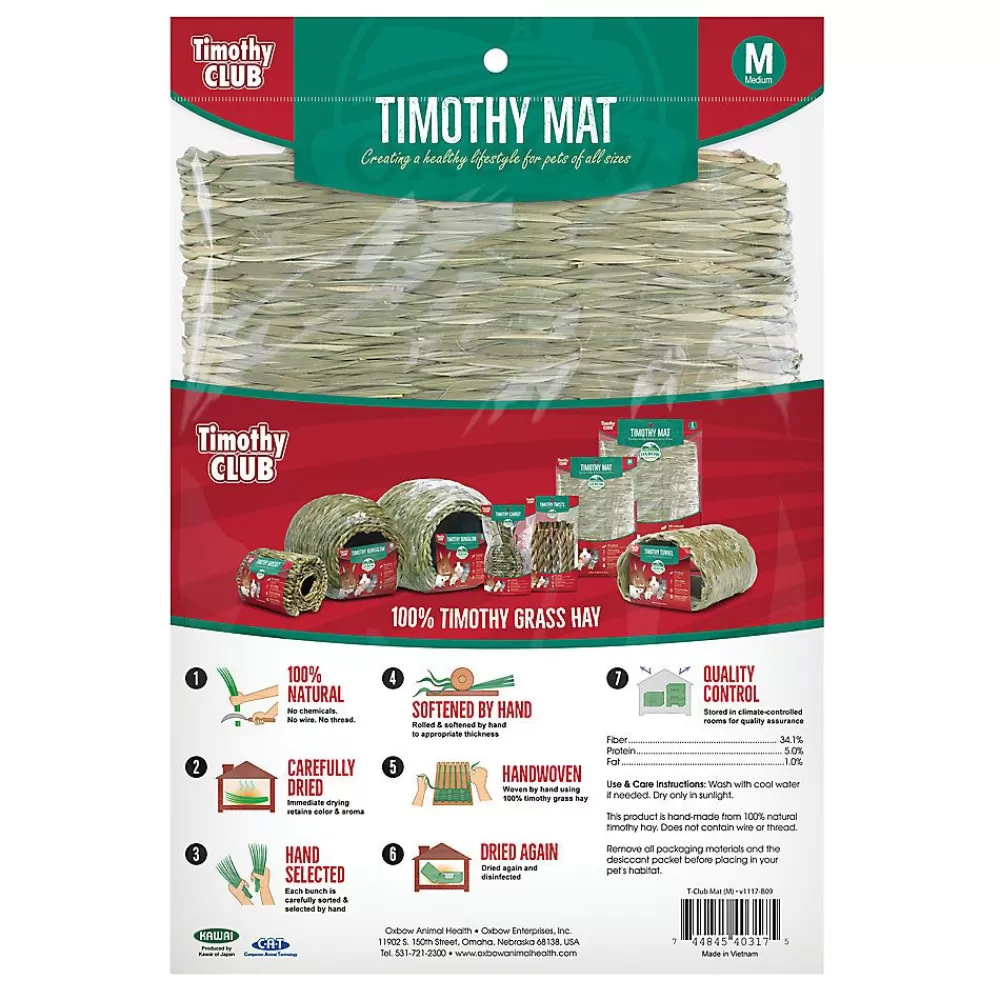Toys & Habitat Accessories<Oxbow Small Pet Timothy Mat Natural