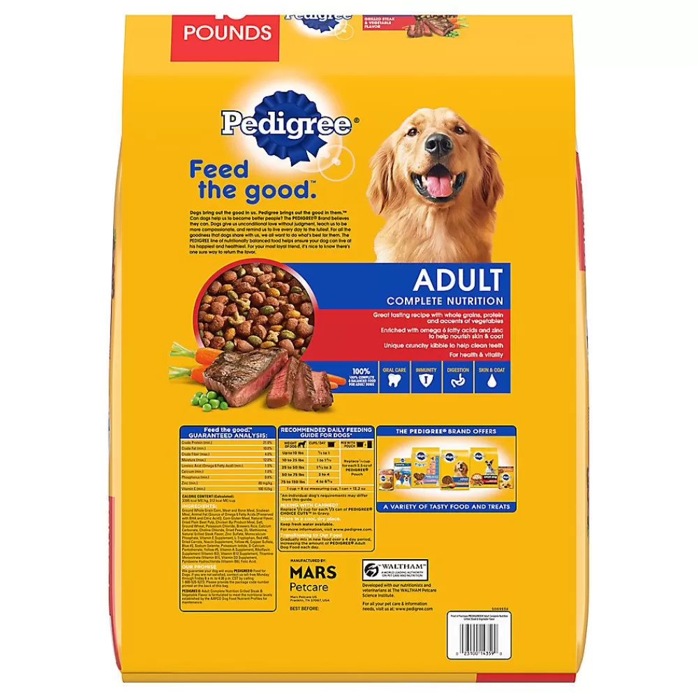 Dry Food<Pedigree ® Complete Nutrition Adult Dry Dog Food - Steak & Vegetables