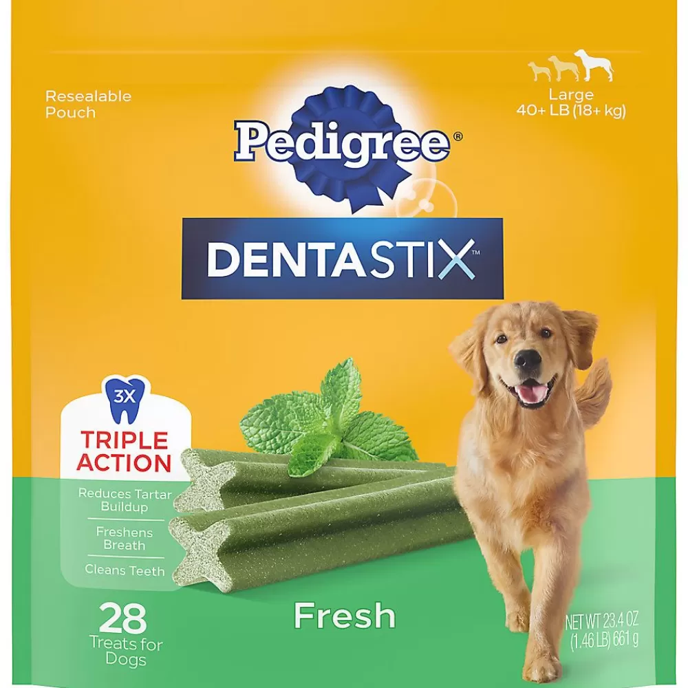 Health & Wellness<Pedigree ® Dentastix Large Breed Adult Dental Dog Treats - Fresh