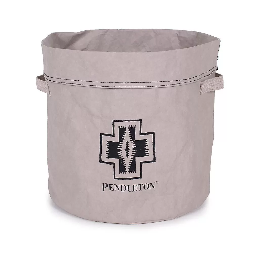 Storage<Pendleton Washable Toy Bucket Grey