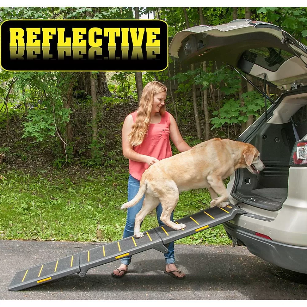 Car Rides<Pet Gear Extra Wide Reflective Pet Ramp