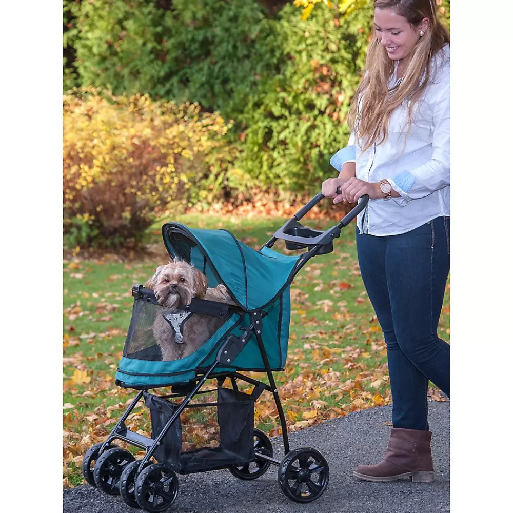 Day Trips<Pet Gear Happy Trails Lite No-Zip Pet Stroller Green