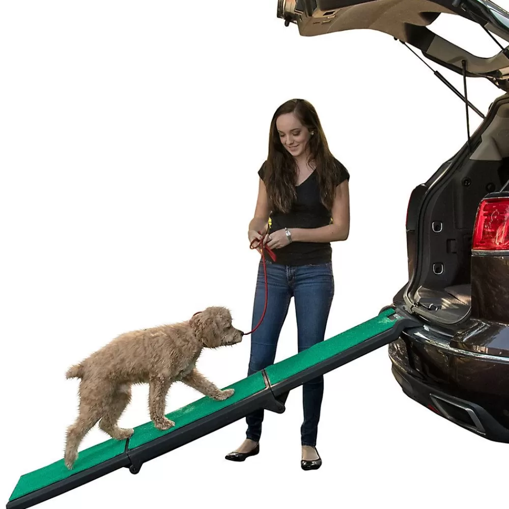 Car Rides<Pet Gear Tri-Fold Lite Pet Ramp With Supertrax Green