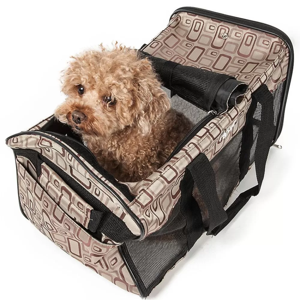 Airline Travel<Pet Life Airline Approved 'Casual' Pet Carrier Plaid