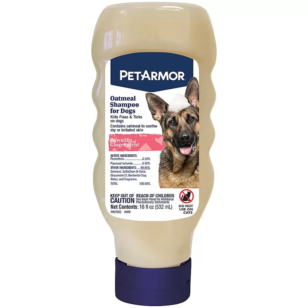 Flea & Tick<PetArmor ® Flea & Tick Oatmeal Shampoo For Dogs - Hawaiian Ginger - 18 Fl
