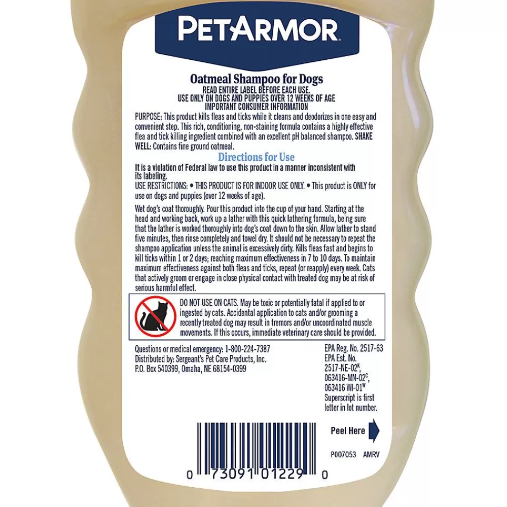 Flea & Tick<PetArmor ® Flea & Tick Oatmeal Shampoo For Dogs - Hawaiian Ginger - 18 Fl