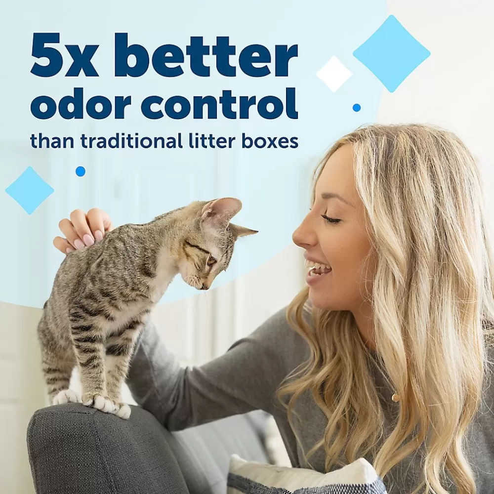 Smart Litter Boxes<PetSafe ® Scoopfree® Crystal Smart Self-Cleaning Cat Litter Box