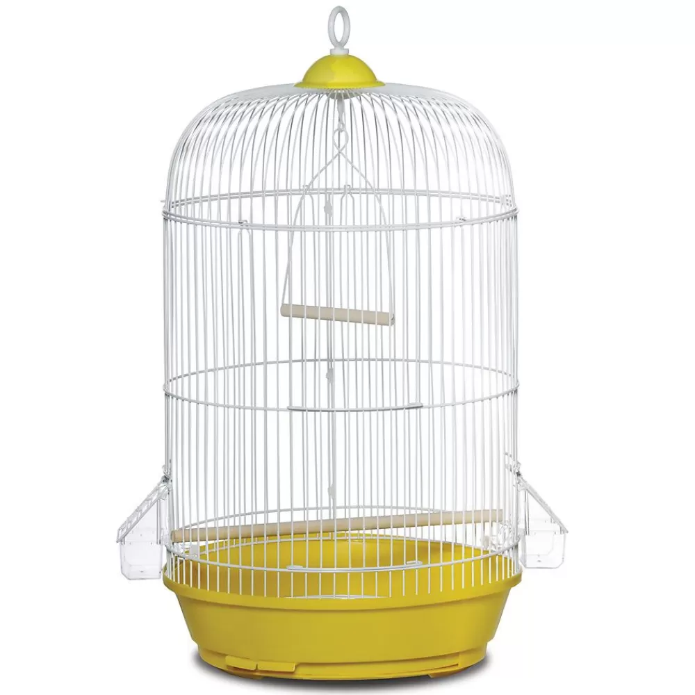 Cages<Prevue Pet Products Classic Round Bird Cage Yellow