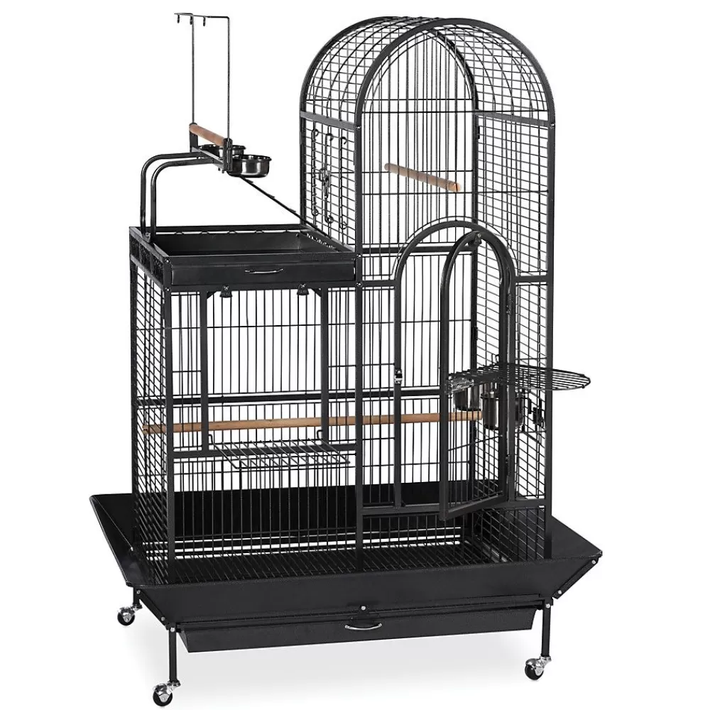 Cages<Prevue Pet Products Deluxe Parrot Cage Black
