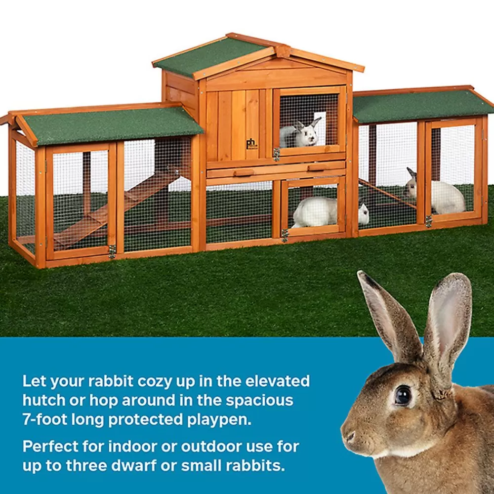 Hutches & Pens<Prevue Pet Products Hutch With Double Run