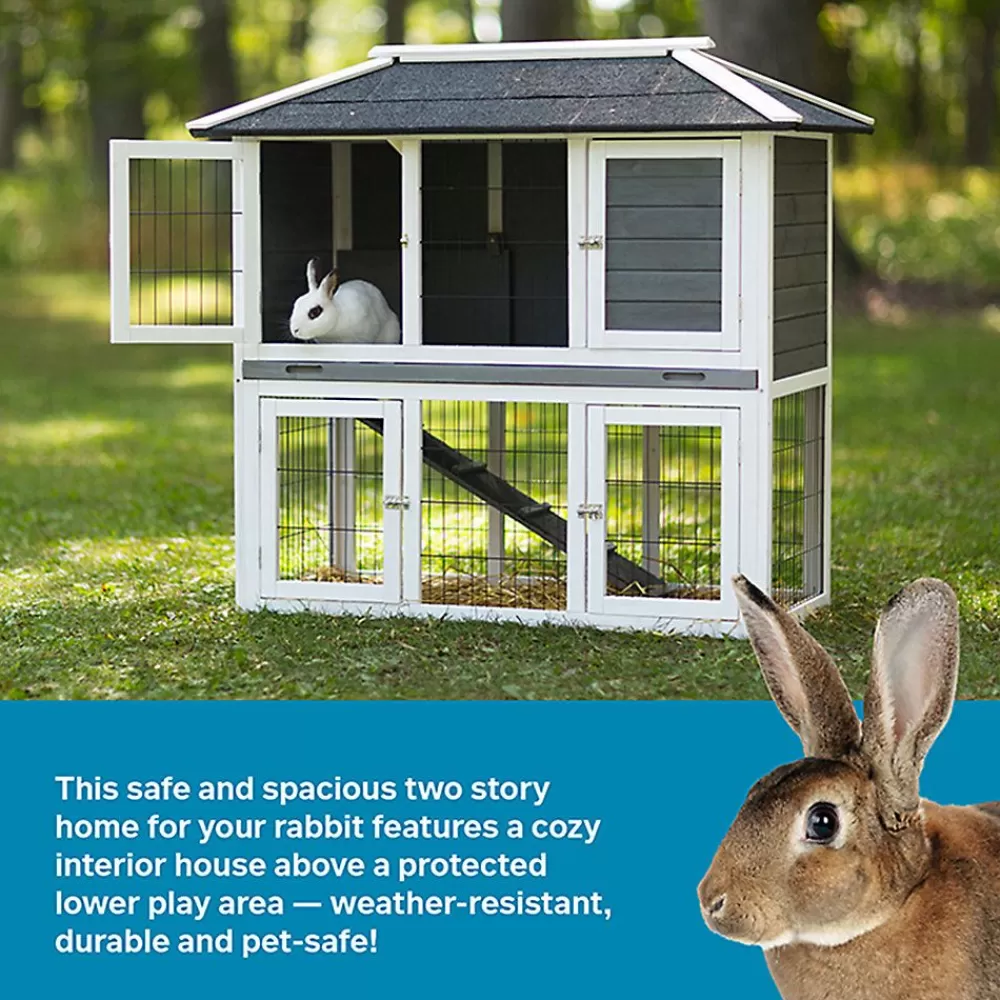 Coops<Prevue Pet Products Rabbit Hutch Duplex