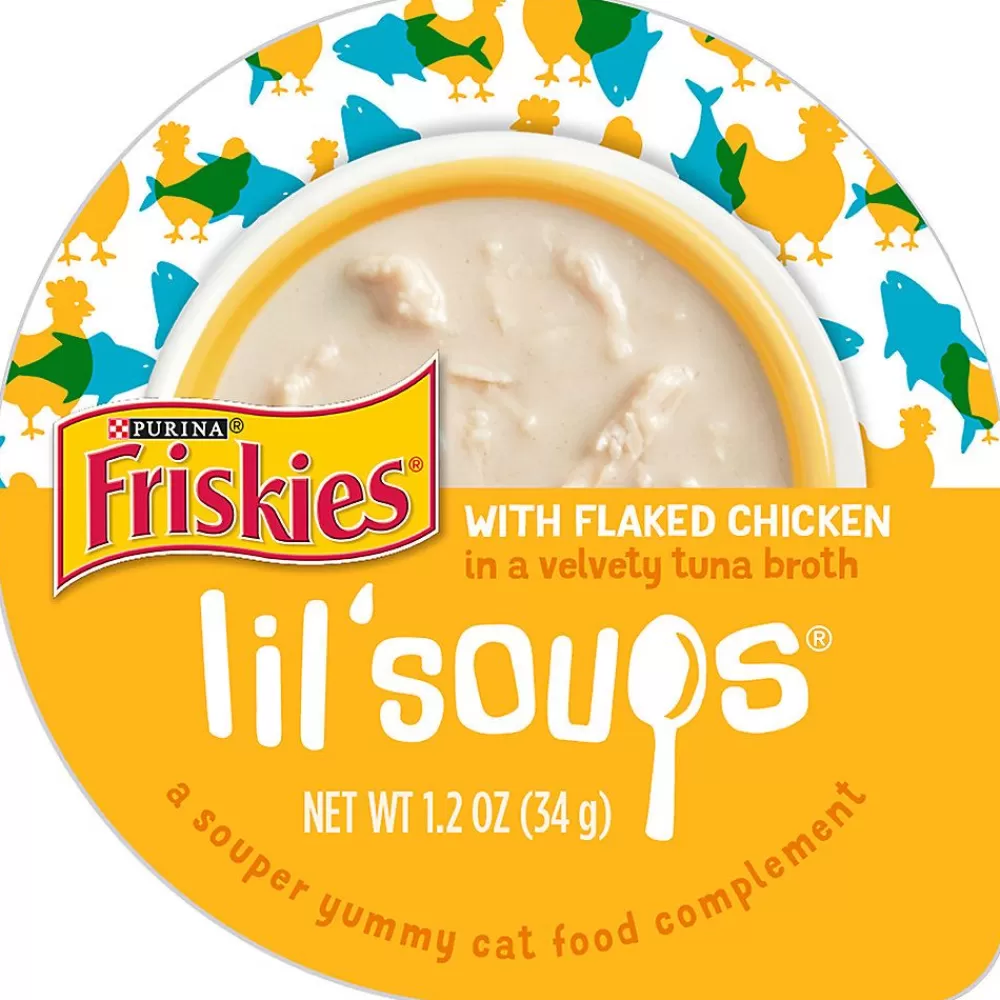 Treats<Friskies Purina® ® Lil' Soups® Cat Food Complement - 1.2Oz