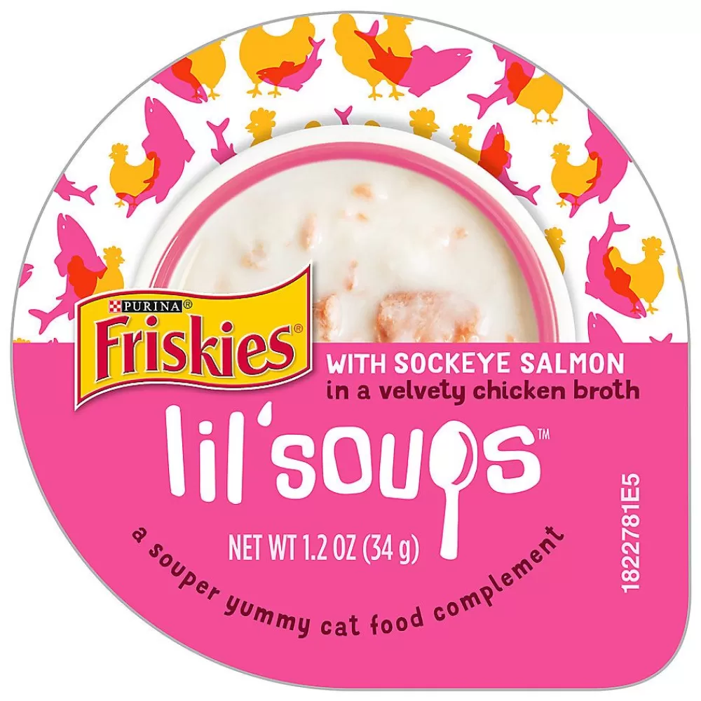 Treats<Friskies Purina® ® Lil' Soups® Cat Food Complement - 1.2Oz