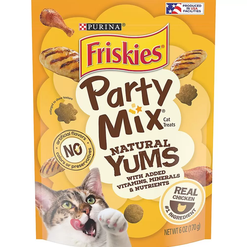 Treats<Friskies Purina® ® Party Mix® Natural Yums Cat Treat - Chicken