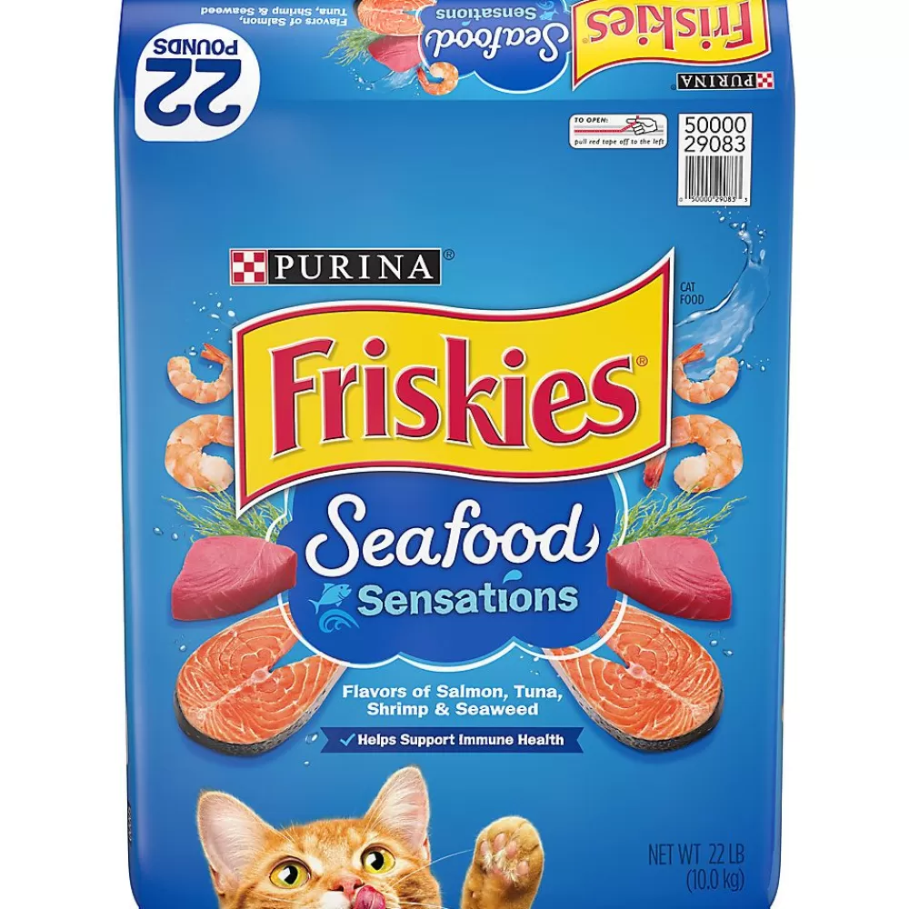Dry Food<Friskies Purina® ® Seafood Sensations Adult Cat Dry Food - , With Vitamins