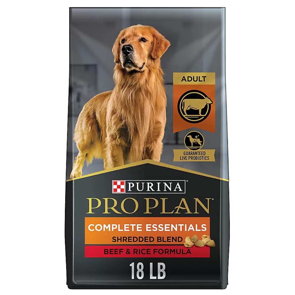 Dry Food<Purina Pro Plan Complete Essentials Adult Dry Dog Food - High Protein, Probiotics, Beef & Rice