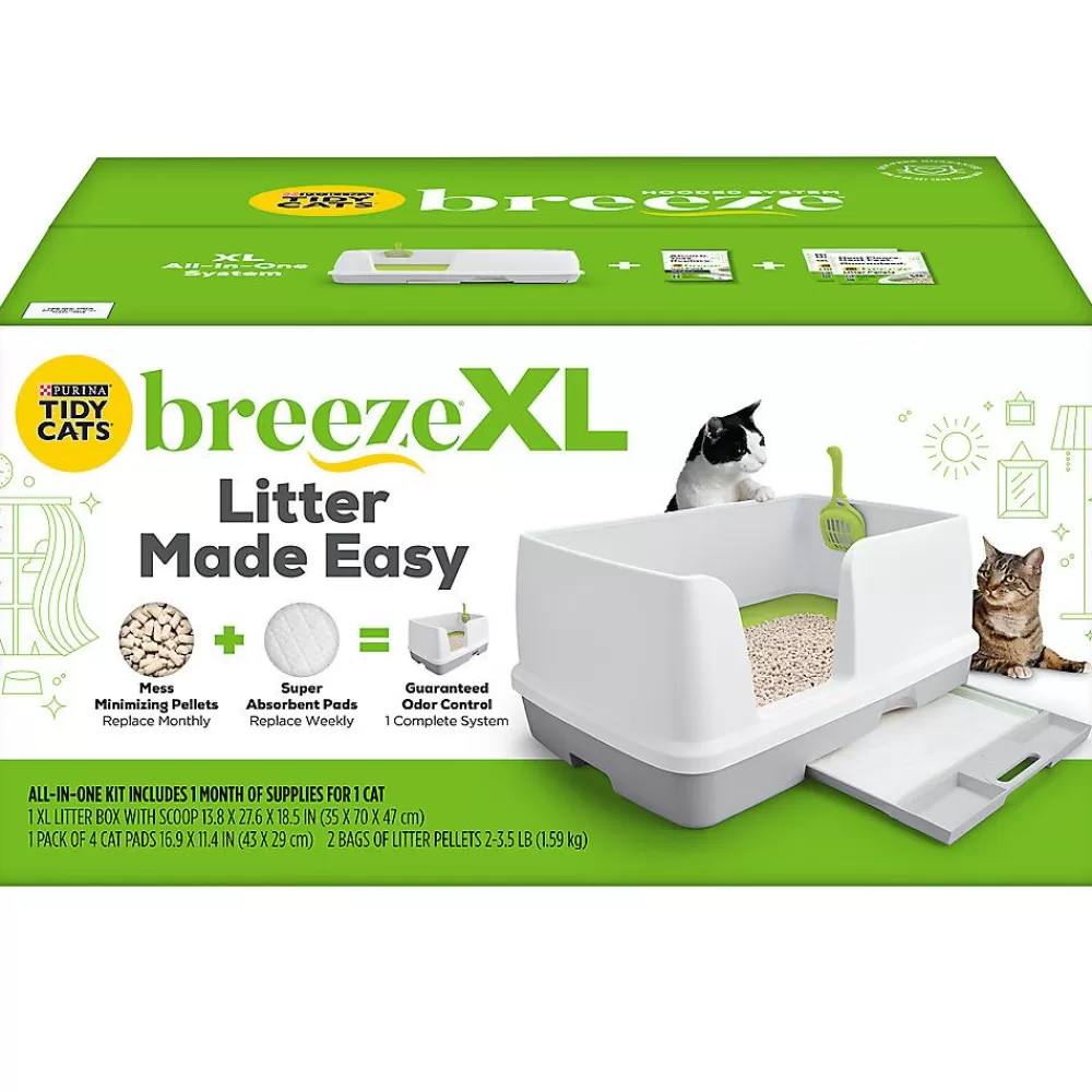 Litter Boxes<Tidy Cats Purina Breeze Xl Cat Litter Box System