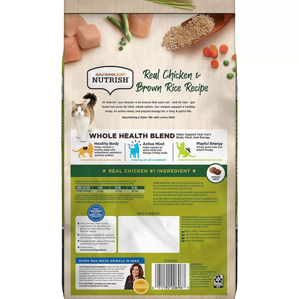 Dry Food<Rachael Ray Nutrish Dry Cat Food All Ages - Chicken, Brown Rice