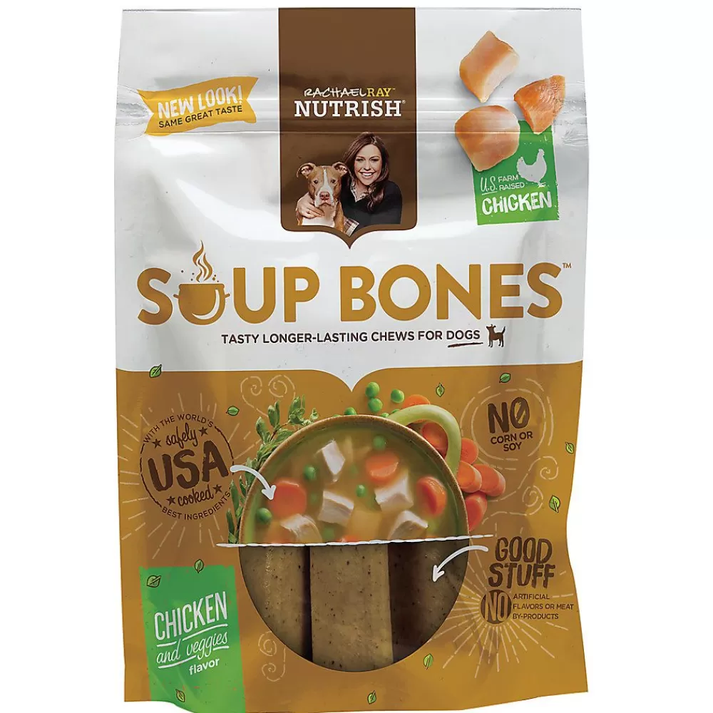 Chewy Treats<Rachael Ray Nutrish Soup Bones Dog Treat All Ages - Chicken, Veggies