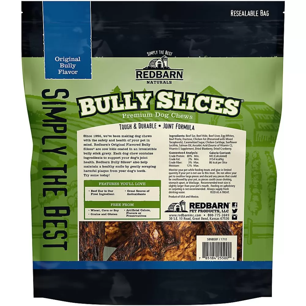 Chewy Treats<Redbarn Naturals Bully Slices Dog Treat