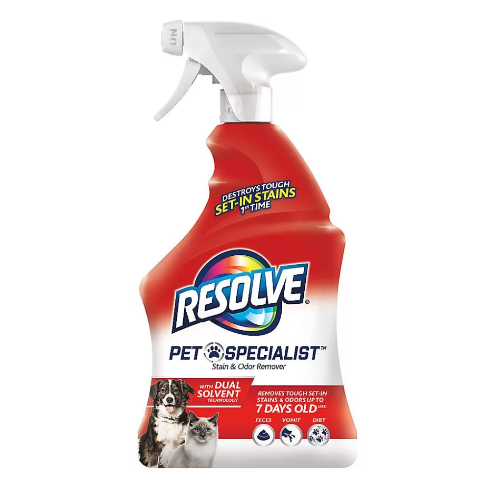 Cleaning & Repellents<Resolve Pet Specialist Spray Stain & Odor Remover For Dogs And Cats - Dual Solvent - 32 Fl Oz