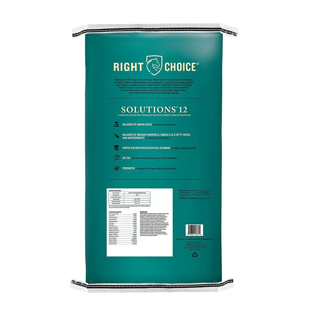Feed<Right Choice ® Solutions 12 Horse Feed Pellet