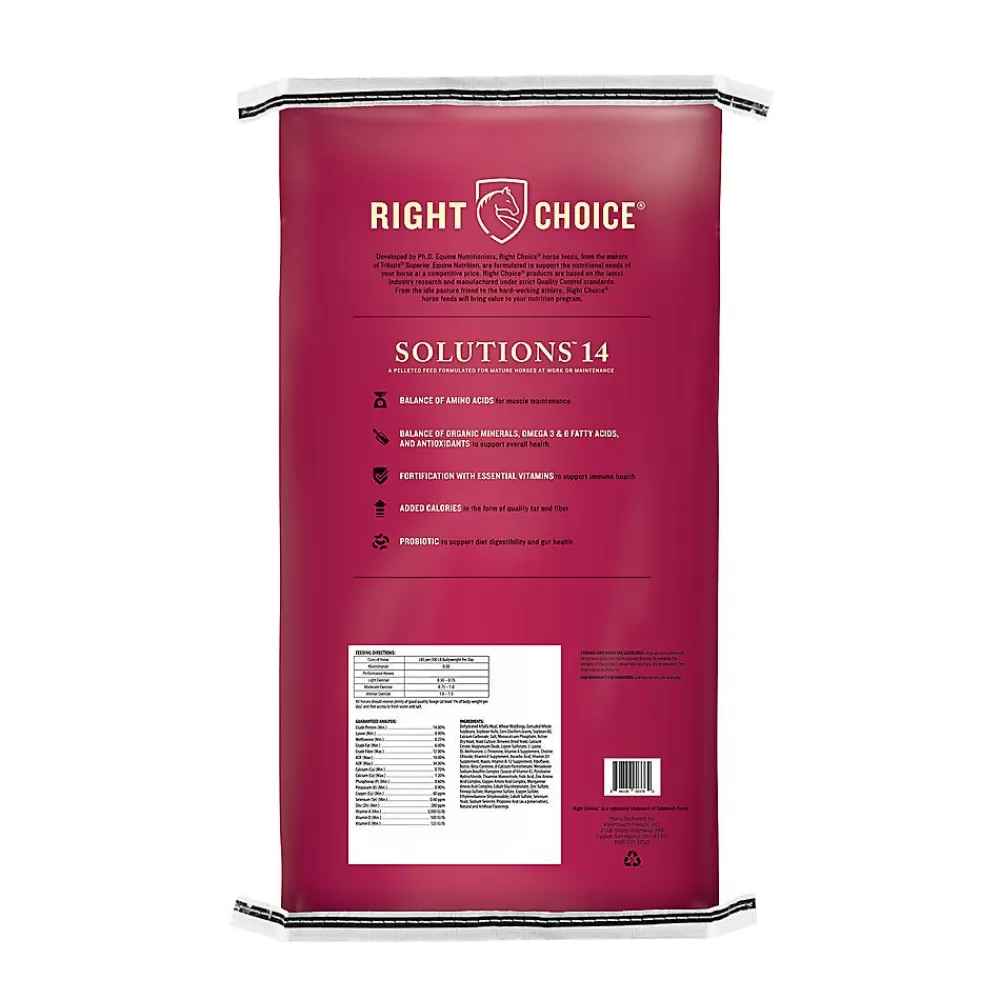 Feed<Right Choice ® Solutions 14 Horse Feed Pellet