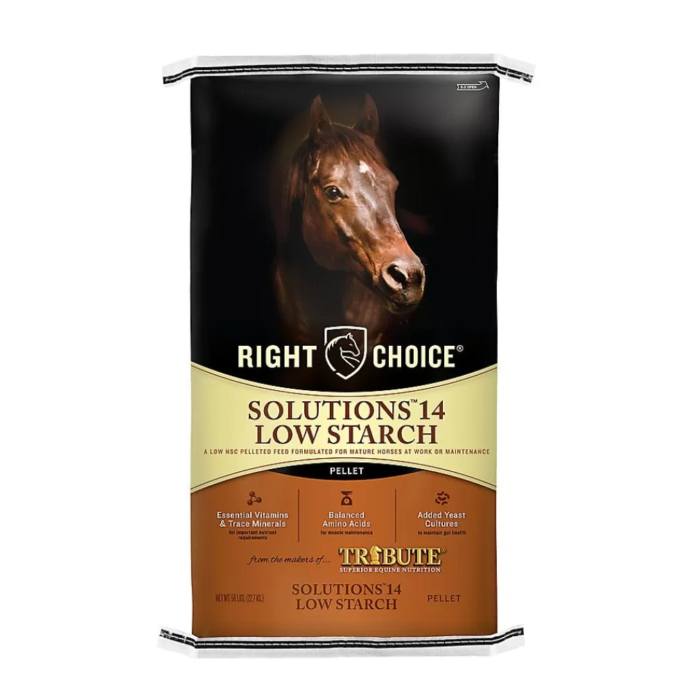 Feed<Right Choice ® Solutions 14 Low Starch Horse Feed