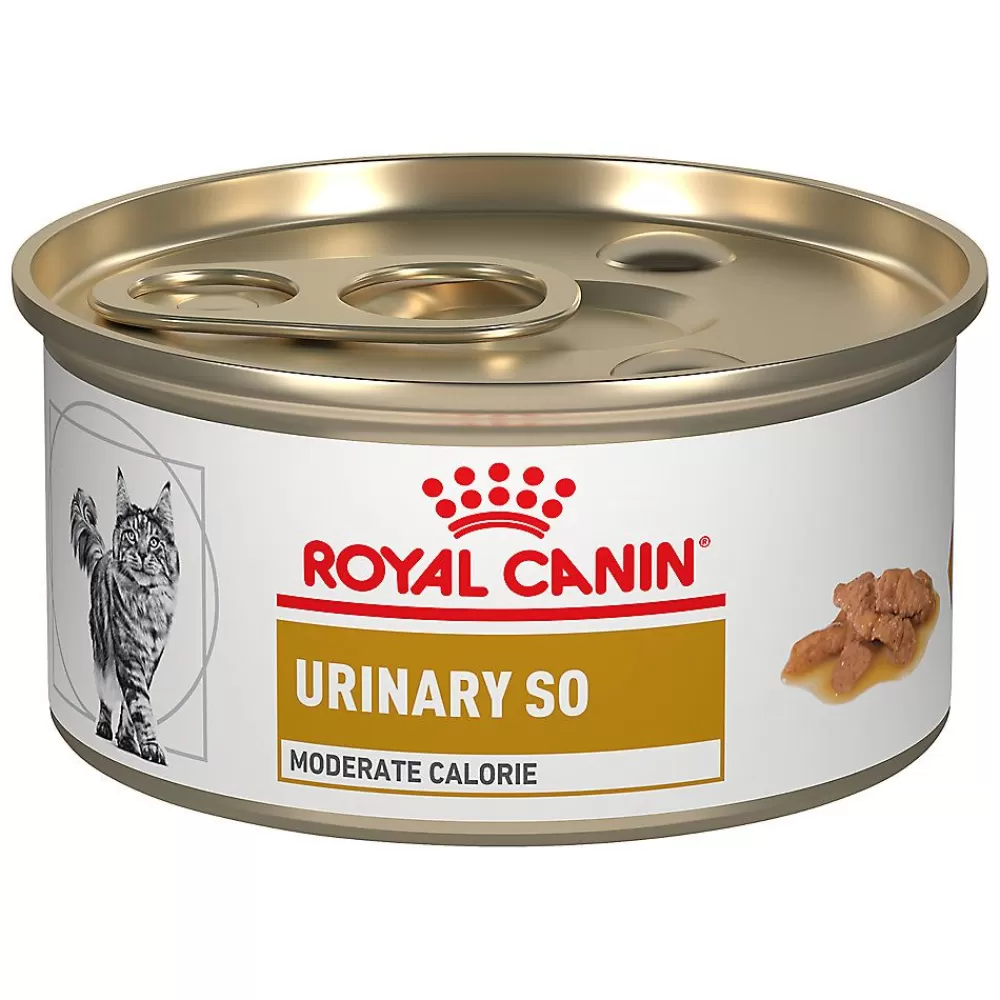Veterinary Authorized Diets<Royal Canin Veterinary Diet Royal Canin® Veterinary Diet Urinary So Moderate Calorie Adult Cat Wet Food In Gravy 3 Oz Can