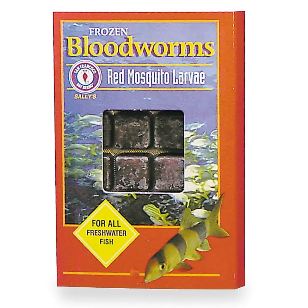 Food<San Francisco Bay Brand® Sally'S Red Mosquito Larvae Frozen Bloodworms Fish Food