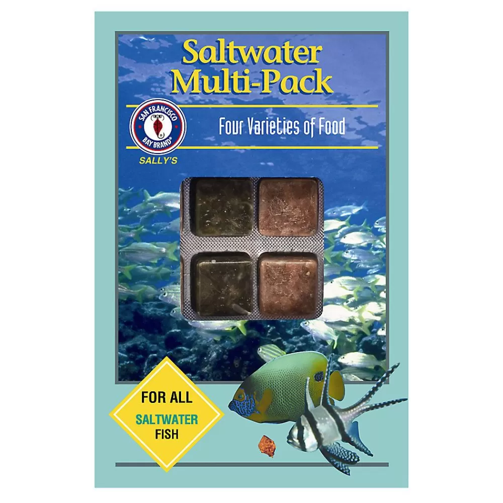 Saltwater Aquarium Care<San Francisco Bay Brand® Saltwater Multi-Pack Fish Food
