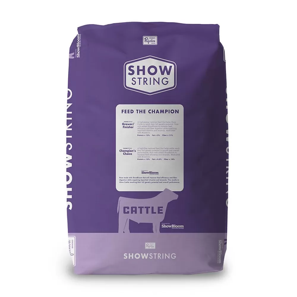 Feed<Show String Grow Finisher Beef Feed, 50Lb