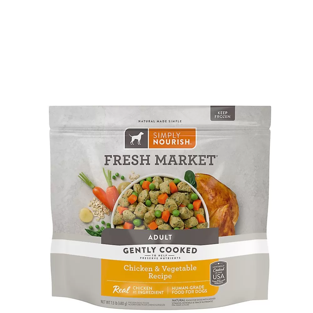 Fresh & Frozen Dog Food<Simply Nourish ® Fresh Market Adult Frozen Dog Food - Chicken & Vegetable