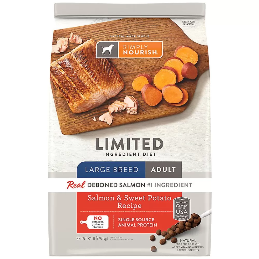 Dry Food<Simply Nourish ® Limited Ingredient Diet Large Breed Adult Dry Dog Food - Salmon & Sweet Potato