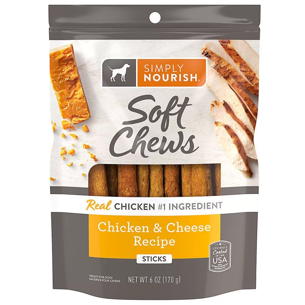 Puppy Treats<Simply Nourish ® Soft Chews Original Dog Protein Stick Treat - Chicken & Cheese