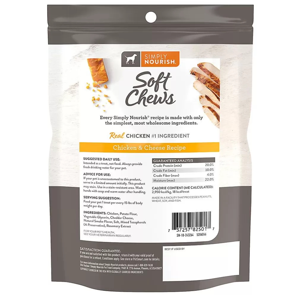 Chewy Treats<Simply Nourish ® Soft Chews Original Dog Protein Stick Treat - Chicken & Cheese