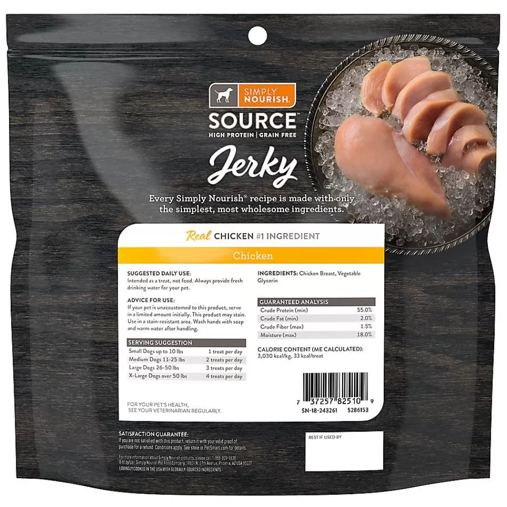 Jerky<Simply Nourish ® Source Dog Jerky Treat - Chicken, 16 Oz.