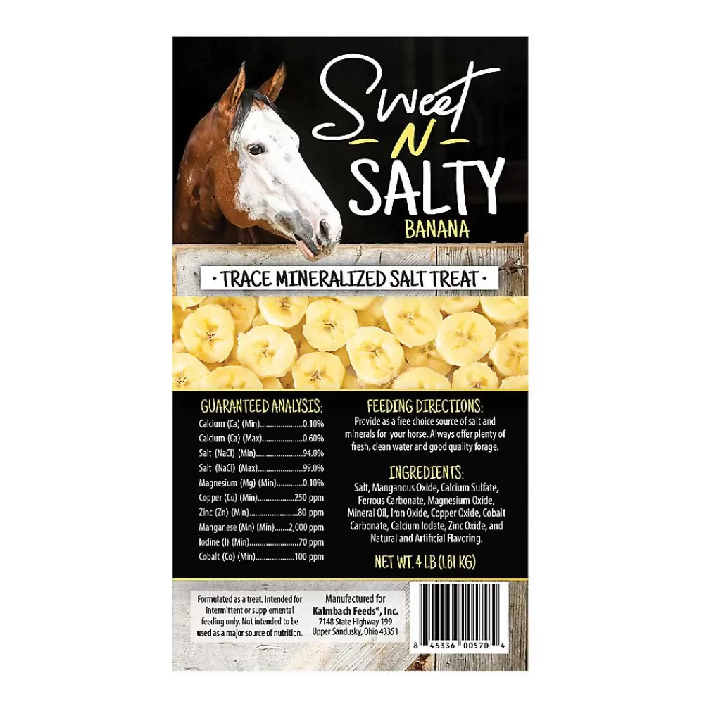 Feed<Sweet n Salty Banana Salt Brick For Horses