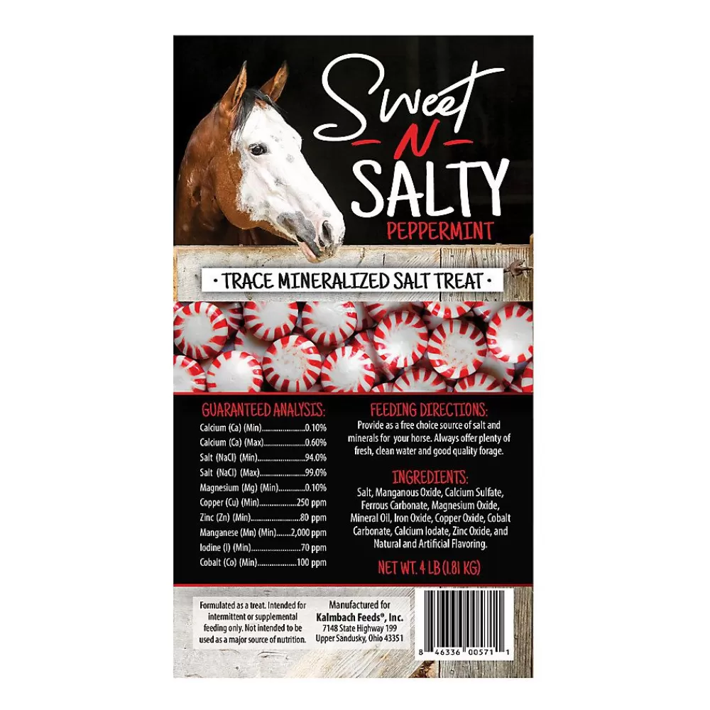 Feed<Sweet n Salty Peppermint Salt Brick For Horses