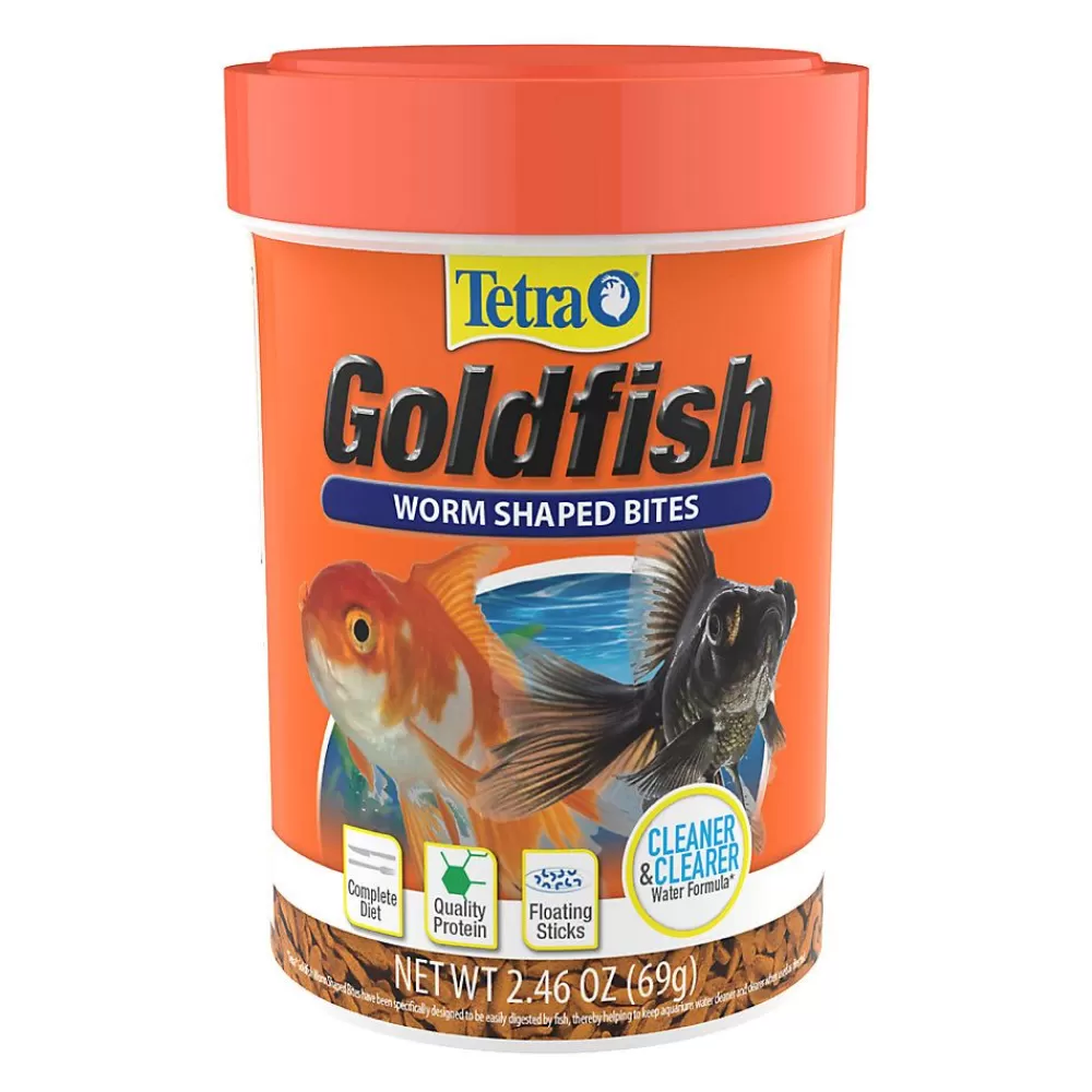Food<Tetra Goldfish Worm Shaped Bits