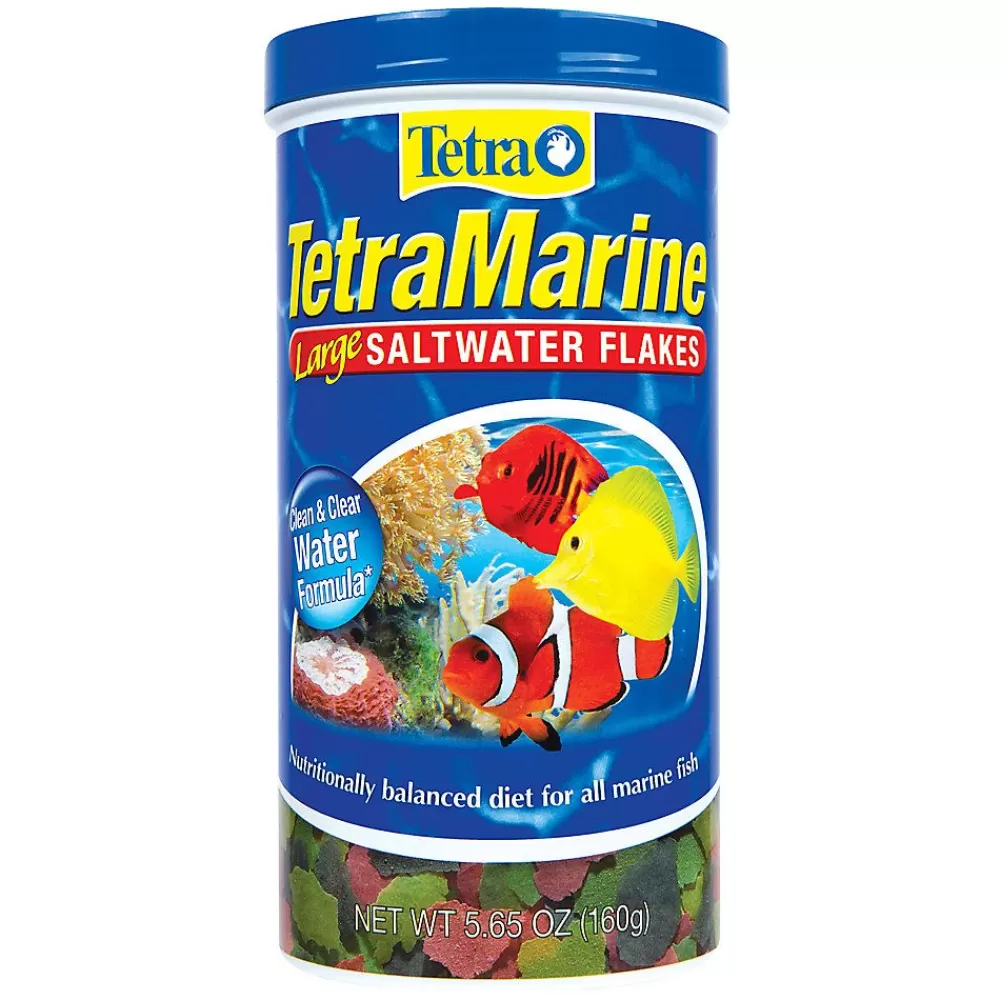 Saltwater Aquarium Care<Tetra ® Marine Saltwater Flakes Fish Food