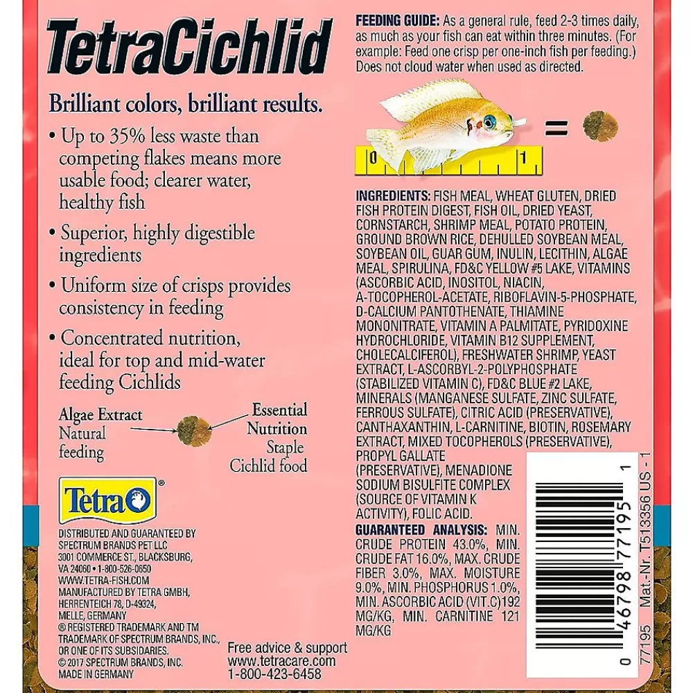 Food<Tetra ® cichlid Cichlid Crisps Fish Food