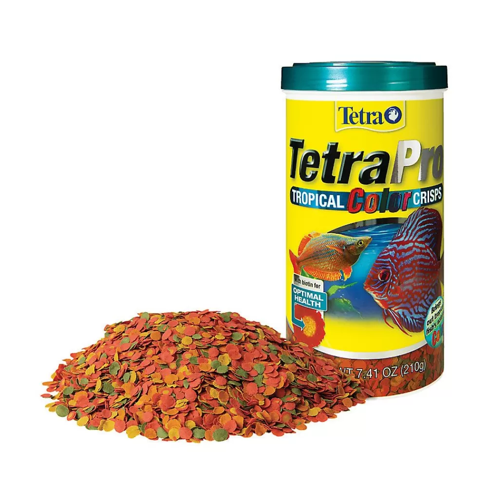 Food<Tetra pro Tropical Color Crisps Fish Food Flakes