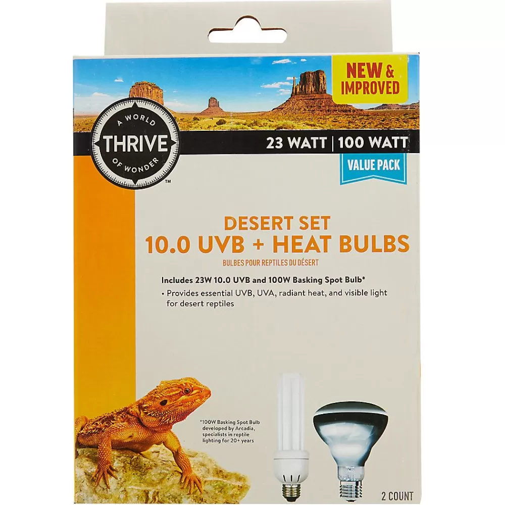 Bulbs & Lamps<Thrive 10.0 Uvb + Heat Desert Lighting Value Pack