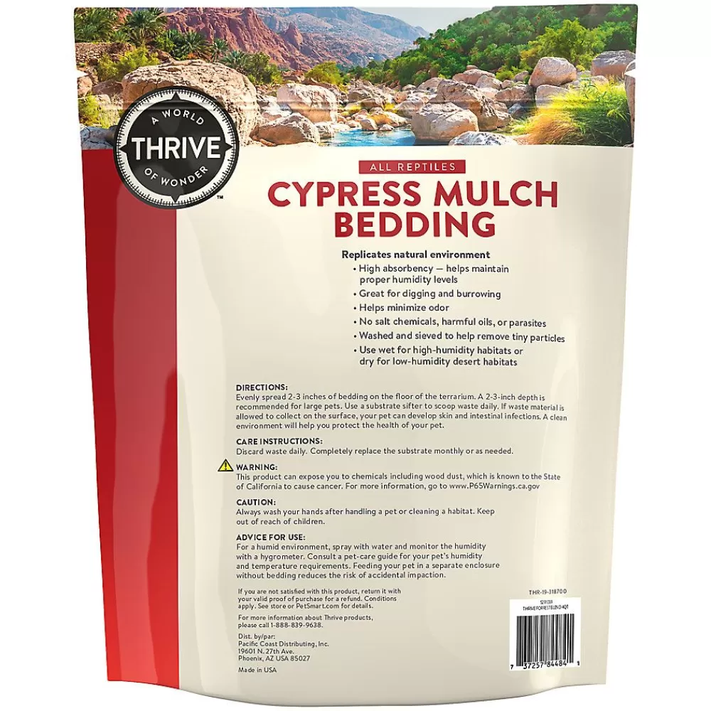 Substrate & Bedding<Thrive Cypress Mulch Reptile Bedding