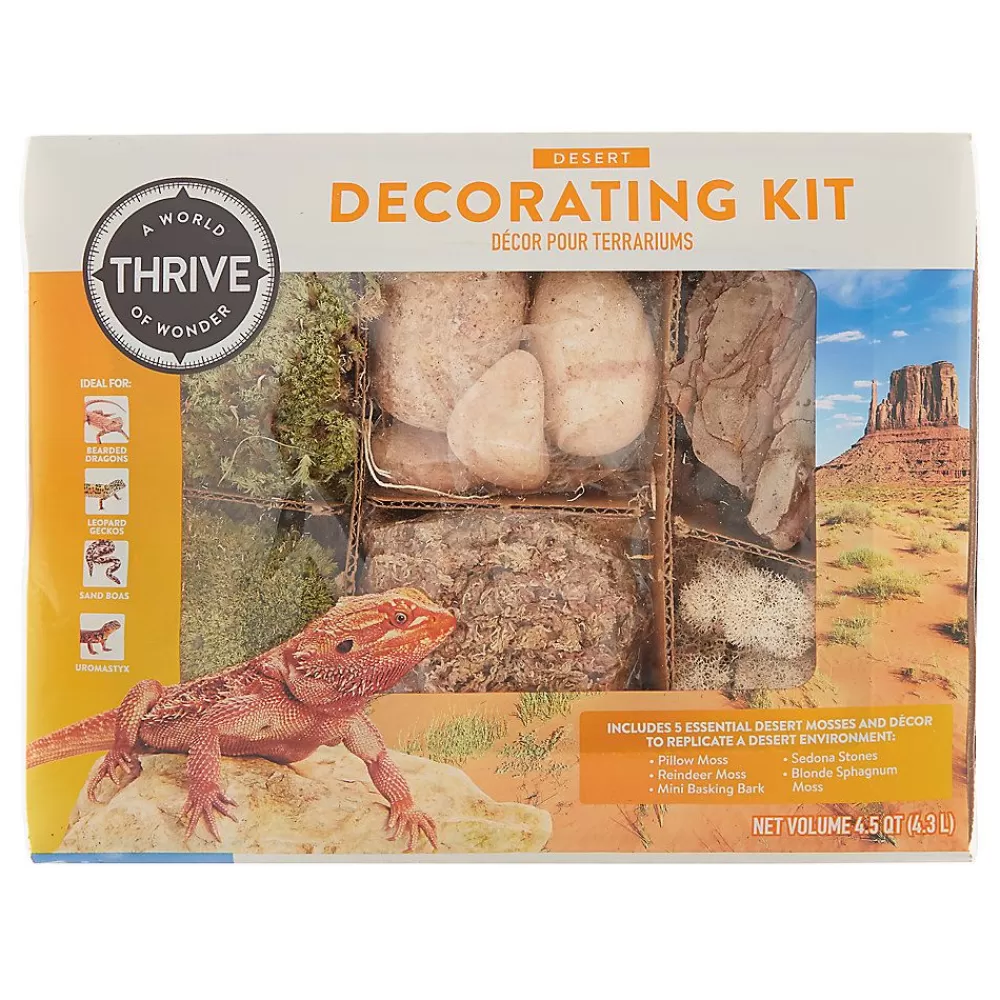Habitat Decor<Thrive Desert Reptile Decorating Kit